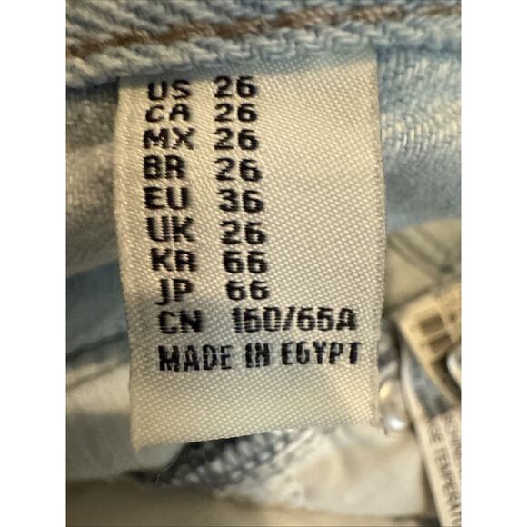 Forever 21 Women's Size 26 Blue Skinny Leg Light Wash Cotton Blend Stretch Jeans - Picture 11 of 16